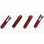 QUICKLINS PARA VARILLA 2MM ALUMINIO ROJO MIRACLE