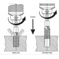 SET BROCAS EXTRACTORAS DE TORNILLO 1-2-3-4