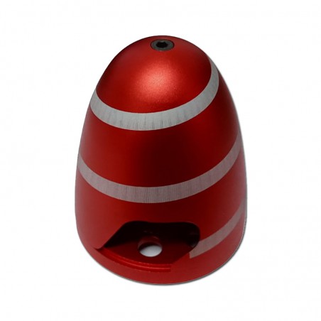 CONO ALUMINIO ROJO ESPIRAL DLE30/55 76MM MIRACLE