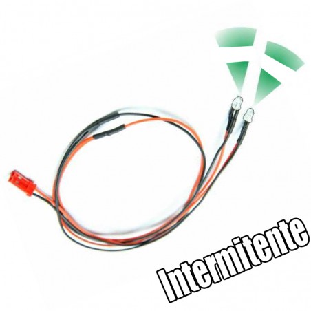 LED DE 5 MM INTERMITENTE VERDE PICHLER (5-10V)