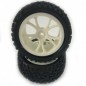 RUEDAS TRASERAS BUGGY 1/10 BLANCAS FASTRAX