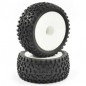 RUEDAS TRASERAS 1/10 BUGGY CUBOID BLANCA 6 RADIOS