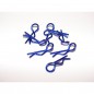 CLIPS METALICOS AZUL  1/10