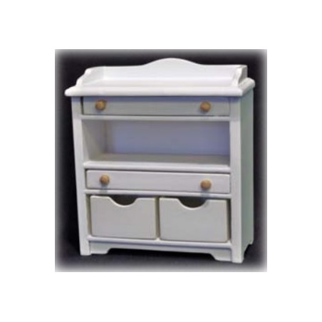 ZZ VESTIDOR BEBÉ CON CAJONES , BLANCO