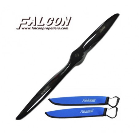 HELICE CARBONO 27X10 FALCON CON FUNDA