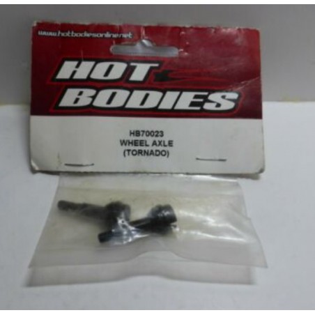 EJE RUEDA COCHE TORNADO HOT BODIES (2 PIEZAS)