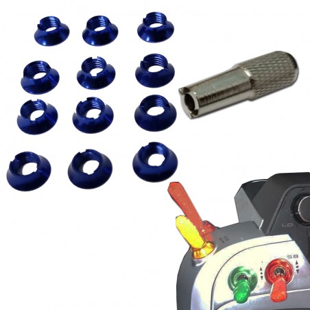 TUERCA ALUMINIO INTERRUPTOR EMISORA AZUL (12)