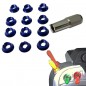 TUERCA ALUMINIO INTERRUPTOR EMISORA AZUL (12) TUERCA ALUMINIO INTERRUPTOR EMISORA AZUL (12)