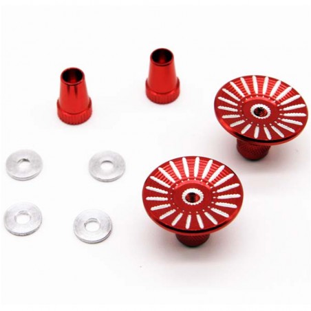 STICK PULGAR ALUMINIO ROJO FUTABA (2 unidades)