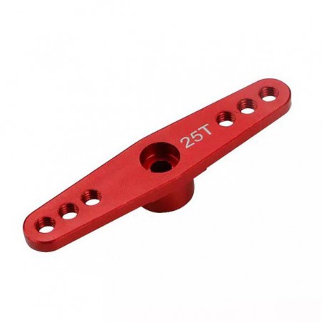 BRAZO SERVO DOBLE ALUMINIO ROJO FUTABA