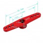 BRAZO SERVO DOBLE ALUMINIO ROJO FUTABA