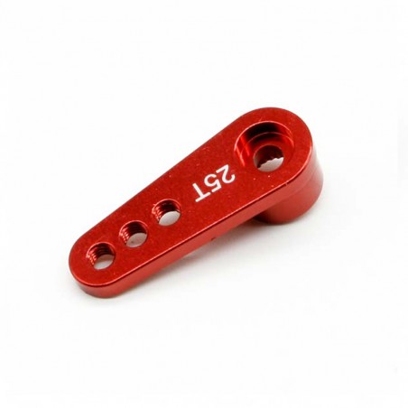 BRAZO SERVO ALUMINIO ROJO 28MM FUTABA