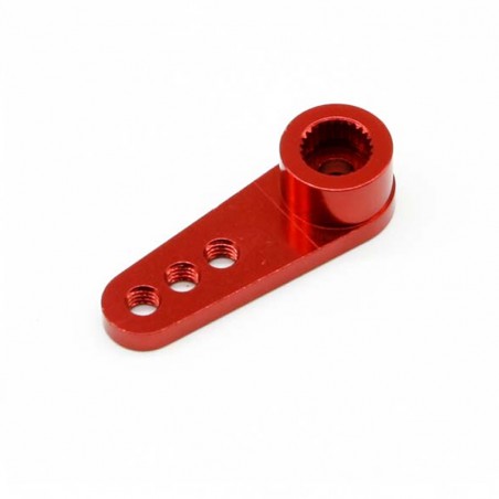 BRAZO SERVO ALUMINIO ROJO 28MM FUTABA