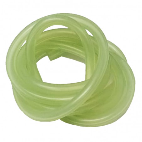 TUBO SILICONA SUPERFLEX VERDE TRANSPARENTE 1M FASTRAX