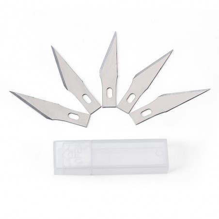 CUTTER BISTURI DE COLOR CON 6 CUCHILLAS