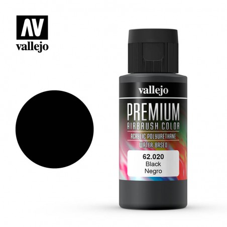 PINTURA VALLEJO NEGRO PREMIUM 60ML