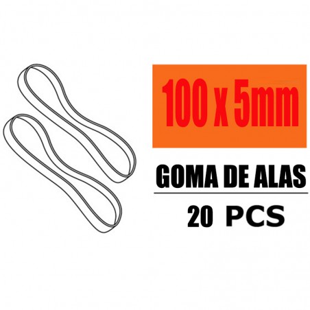 GOMAS DE ALA 100X5MM (20 UNIDADES) G-FORCE