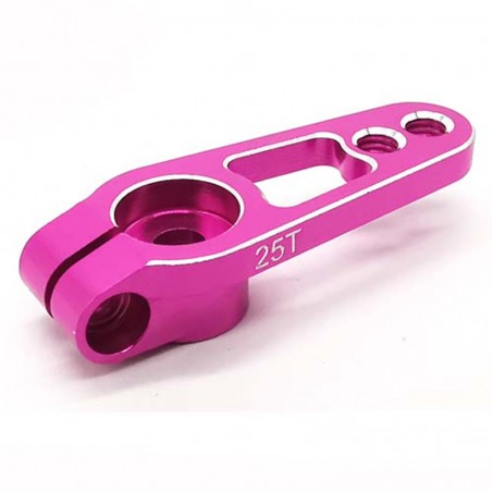 BRAZO SERVO ALUMINO 19MM 25T FUTABA ROSA