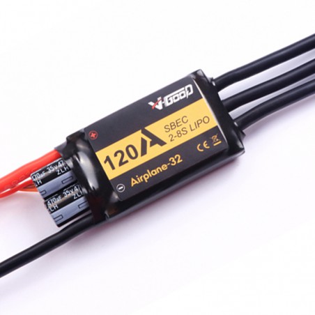 VARIADOR BRUSHLESS 120A 2-8S V-GOOD