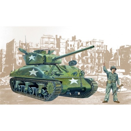TANQUE M4A1 SHERMAN VeDay S. Edition 1/35 ITALERI