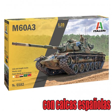 TANQUE M60A-3 MBT calcas españolas 1/35 ITALERI