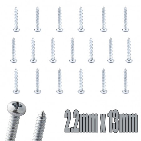 TORNILLO ROSCA CHAPA 2,2X13MM (20UDS)