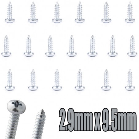 TORNILLO ROSCA CHAPA 2,9X9,5MM (20UDS)