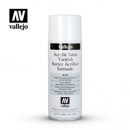 BARNIZ SATINADO SPRAY 400ML VALLEJO