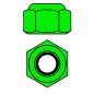 TUERCA FRENO M4 VERDE (10 UNIDADES) REVTEC