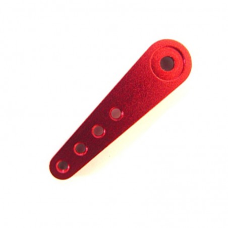 BRAZO SERVO ALUMINIO 37.5MM ROJO 25T FUTABA
