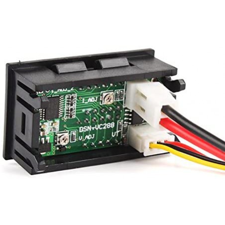 AMPERIMETRO/VOLTIMETRO 10A 100V CC