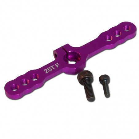 BRAZO SERVO DOBLE ALUMINIO 54MM (AGUJERO M3) FUTABA 25T