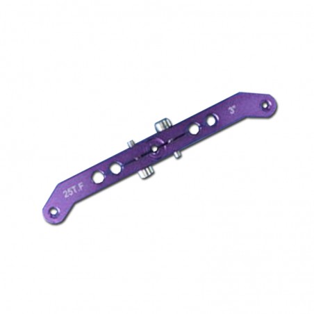 BRAZO SERVO DOBLE ALUMINIO 76MM 25T (AGUJERO M3)