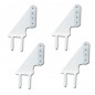HORN FIJACION DOBLE PIN 18MM (4 UNIDADES)