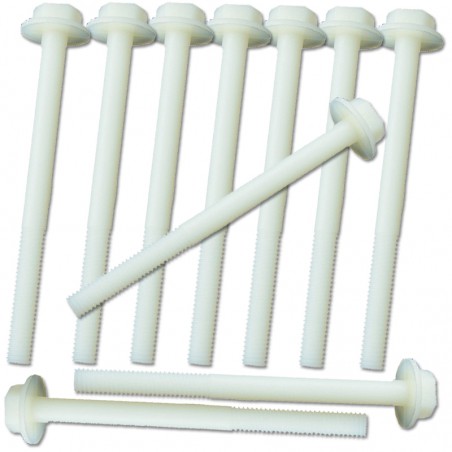 TORNILLO NYLON M6X75MM (10 UNIDADES)