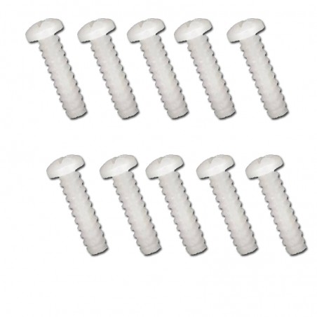 TORNILLO NYLON M4X30MM (10 UNIDADES)