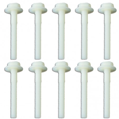 TORNILLO NYLON M6X40MM (10 UNIDADES)