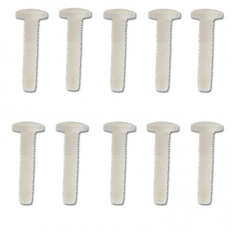 TORNILLO NYLON M5X30MM (10 UNIDADES)