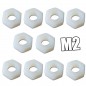 TUERCA NYLON M2 (D4XH1.6MM) 10 UNIDADES