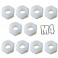 TUERCA NYLON M4 (D7X3.5MM) 10 UNIDADES