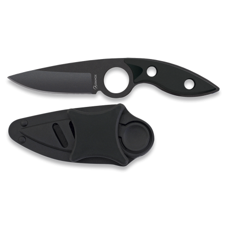 CUCHILLO ALBAINOX NEGRO HOJA 9.8CM