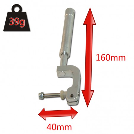 PATAS AMORTIGUADAS ESCUADRA 150MM DIAMETRO EJE 4MM