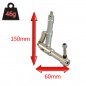PATAS AMORTIGUADAS ESCUADRA 150MM DIAMETRO EJE 4MM