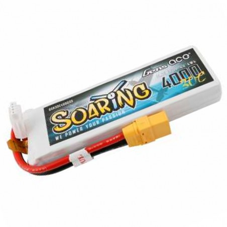BATERIA LIPO 11.1V 4000MAH 30C SOARING XT-90