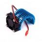 DISIPADOR AZUL CON VENTILADOR MOTOR 540/550
