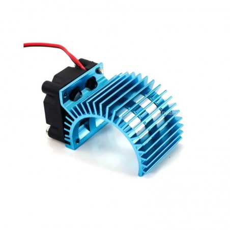 DISIPADOR AZUL CON VENTILADOR MOTOR 540/550