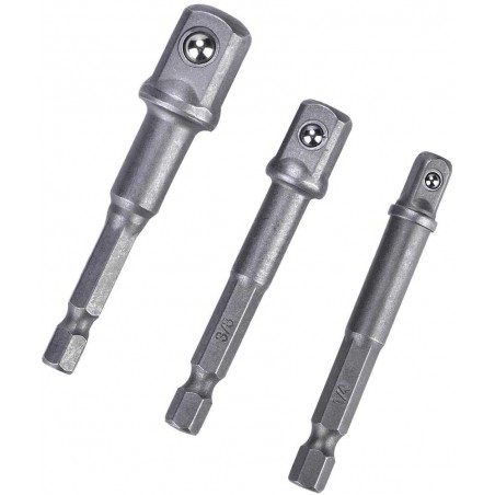 VASTAGO HEXAGONAL P/ VASO 1/4, "3/8" Y 1/2