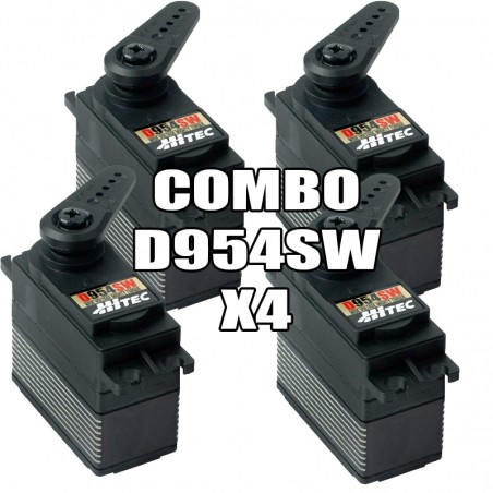COMBO X4 SERVO DIGITAL D954SW 29KG/0.12SEG LIPO 25T