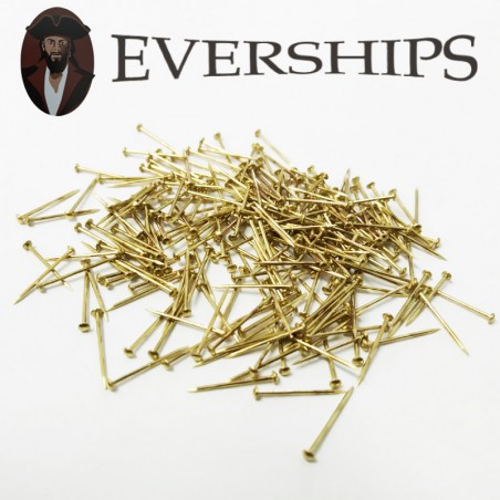 PUNTAS DE LATON 0,6X12MM 250 UNIDADES EVERSHIPS