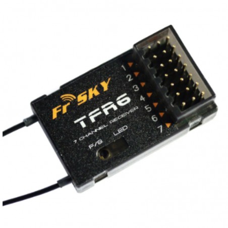 RECEPTOR FRSKY TFR6 7CH 2,4GHz COMPATIBLE FUTABA FASST